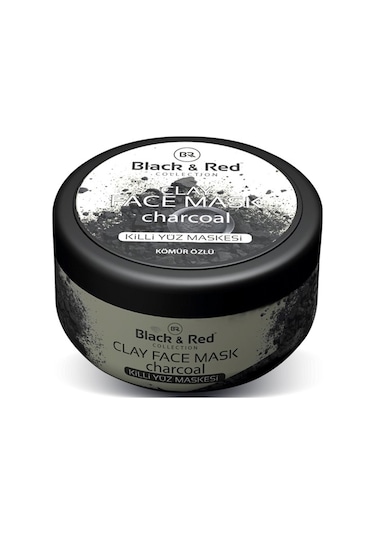 Black Red Kömür Özlü Kil Maskesi - 400 Ml