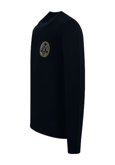 Versace Bisiklet Yaka Kazak Siyah