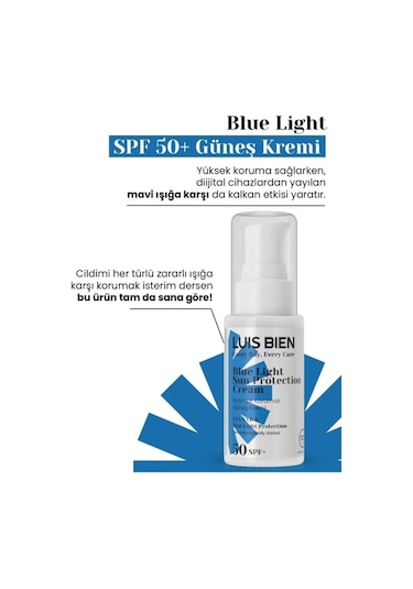Luis Bien Mavi Işık Korumalı Güneş Kremi Spf 50+ 50ml