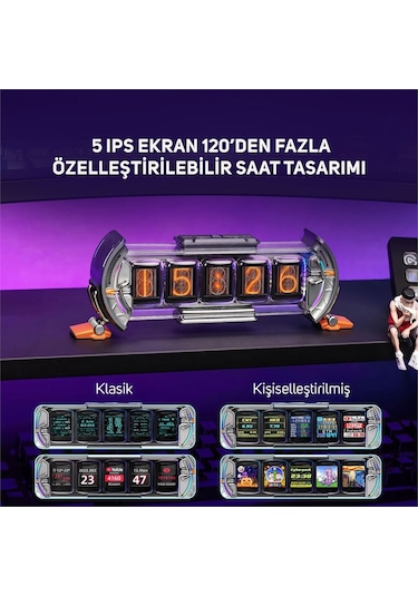 Divoom Ditoo Pro Yeşil Bluetooth Hoparlör + Times Gate Dijital Led Ekran