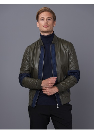 Basics&more Erkek Deri Ceket E1023 001