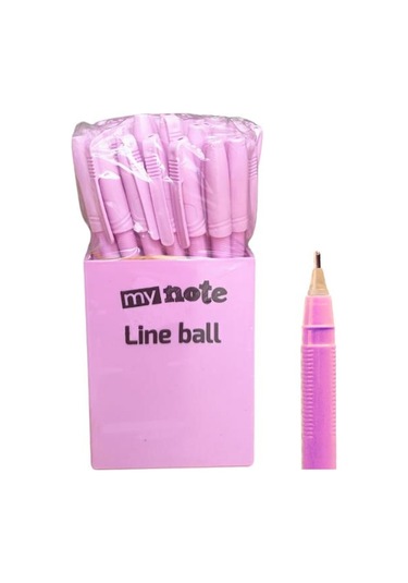 Mynote Line Ball 50'li Pp Kutu Pastel Mor Mor