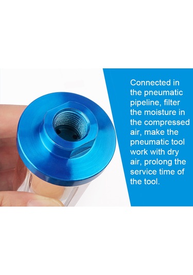 Mini 1/4 '' Su Yağ Ayırıcı Sıralı Hava Hortumu Filtresi E22638
