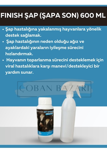 Fınısh Şap Şapa Son 600 Ml