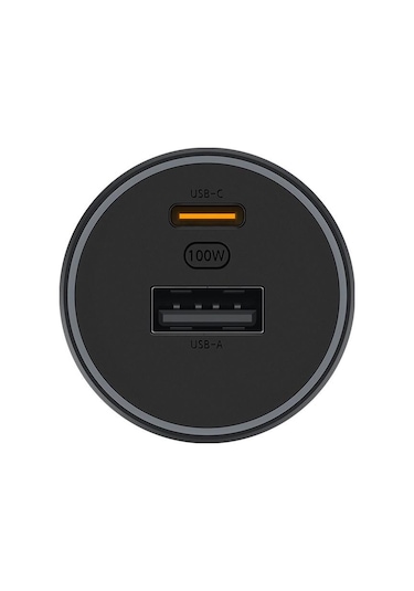 Xiaomi Mi CC07ZM 100W Hızlı Çift Bağlantı Noktalı Usb-A Usb-C Araç Şarj Cihazı