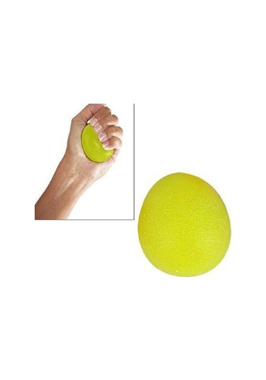 Periboia Yumurta Top - Silikon El Egzersiz Topu Sarı - Hafif Ser Çok Renkli