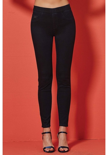 Dar Paça Lacivert Jean Tayt Lacivert