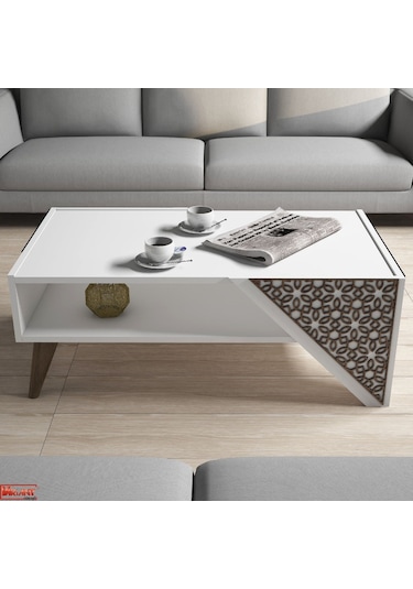 Variant Beril Orta Sehpa - Beyaz