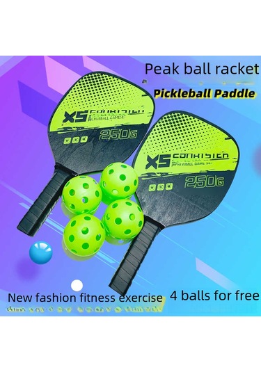 Hangfox Sahne Ve Spor İçin Ahşap Piknik Raketi Seti - 2 Raket, 4 Top, Taşınabilir Çanta İle Dış Etkinliklere Hazır