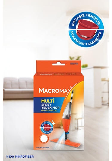 Macromax Multi Sprey Yedek Mop Pratik Temizlik
