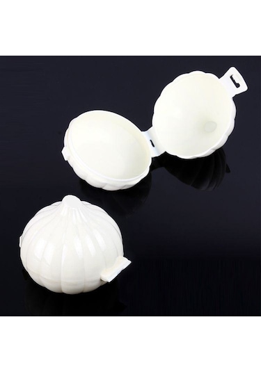 Kapaklı Kilit Mekanizmalı Mini Sarımsak Saklama Kabı