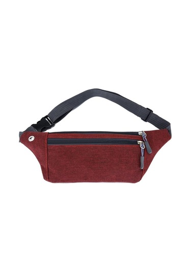 Bel Çantası Günlük Açık Hava Hafif Spor Bel Çantası Oxford Bel Çantası Bisiklet Ayarlanabilir Fitness Kemer Çantası Kırmızı A418 Kırmızı