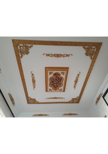 Decogold Saray Tavan Köşe Motif 41 26 Cm Altın