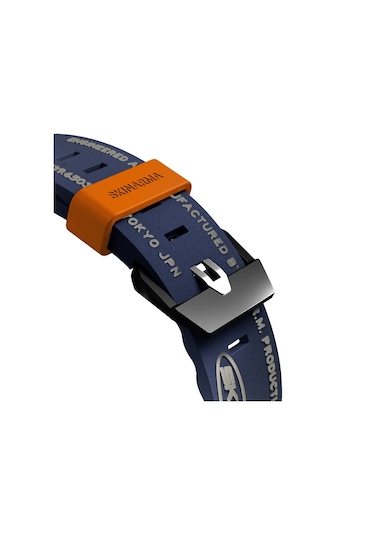Watch 44mm Kordon Skinarma Shokku Silikon Strap Kayış Mavi