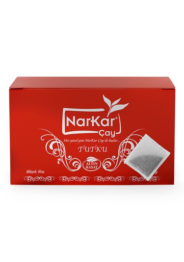 Hançay Narkar Çay Tutku 30gr Demlik Poşet Siyah Çay 4 x 3 KG