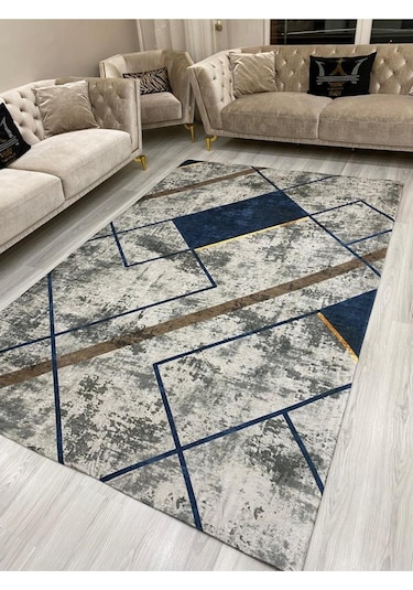 Kadife 4 M2 Ve 6 M2 Seçenekli Lastikli Halı Örtüsü Ort366