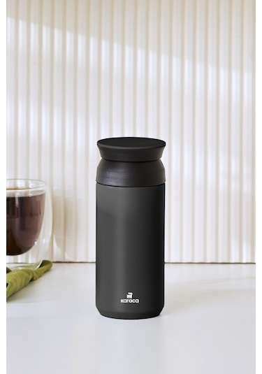 Karaca Rainbow Paslanmaz Çelik Termos 350 ML Siyah
