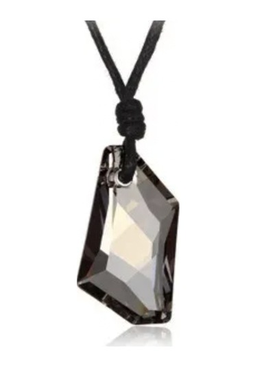 Monemel Kristal Taşlı Kolye Altın Kaplama N01904 Gümüş