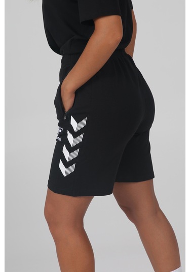 Hummel Armin Pamuklu Cepli Kamp Şortu Siyah