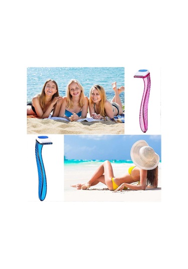 Kadınlar İçin Korunaklı Bıçaklı Bikini Bölgesi Tıraş Makineleri, Ergonomik Tasarımlı T Tipi Tıraş Makineleri, Güvenli Ve Rahat Tıraş İçin Paslanmaz Çelik Bıçaklar