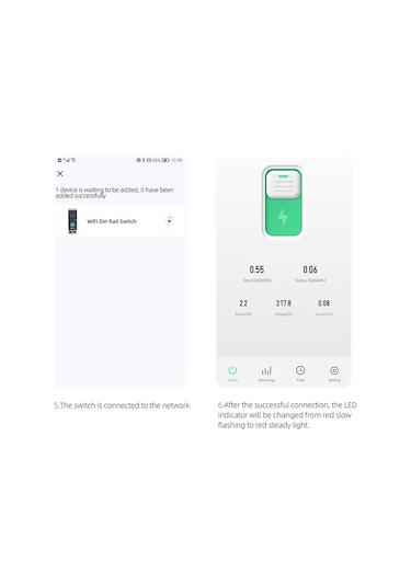 Tongou-tuya Wifi Akıllı Devre Kesici Kablosuz Uzaktan Kumandalar E22496-2