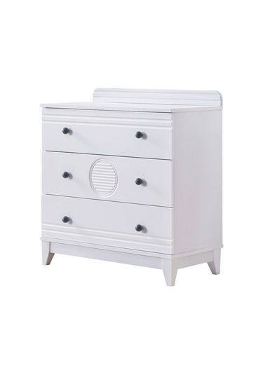 Şifonyer, Alvin 3 Çekmeceli Şifonyer - Gri Gri