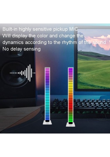 Sones Led Pick Up Light Aydınlatıcı Işık Efekti Masaüstü Gece Lambası, Renk: Beyaz Usb Fişi Diğer