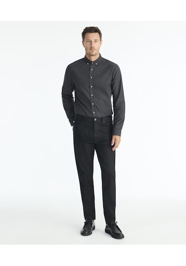 Yargıcı Straight Normal Bel Pantolon 25kepn3011x 001 Siyah