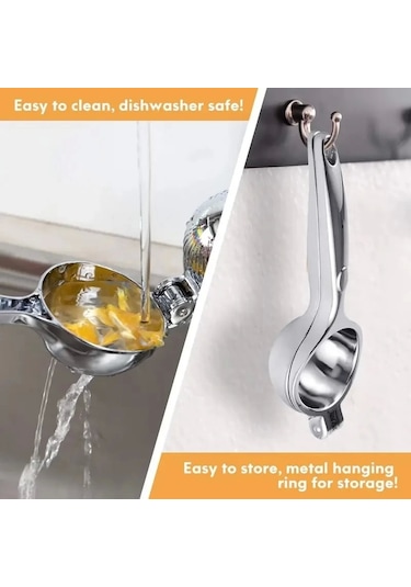 Mybru Paslanmaz Çelik Limon Sıkacağı Narenciye Sıkacağı Çok Renkli