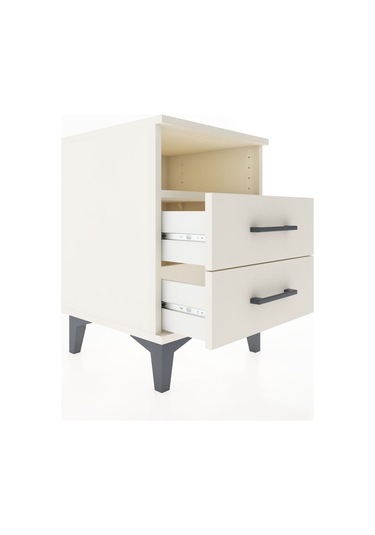 Hyperion Komodin Tek Raflı 2 Çekmeceli 44x44x64 Aytaşı-aytaşı Aytaşı