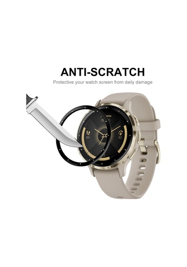 Garmin Venu 3s İçin 2 Adet Enkay 3d Tam Kapsama Yumuşak Pc Kenar Pmma Hd Ekran Koruyucu Film