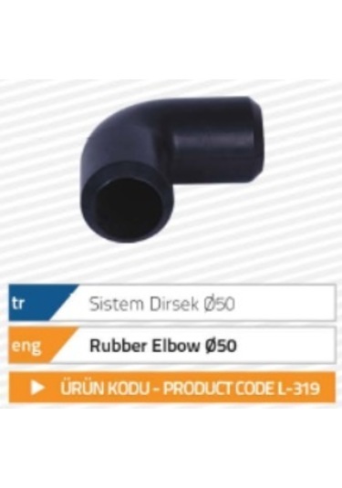 Gnc Sistem Kauçuk Dirsek 50'Lik