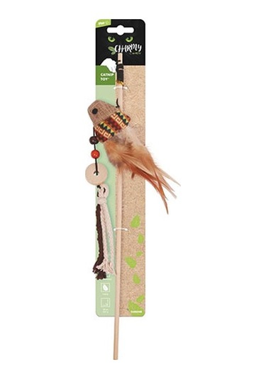 M-pets Charmy Catnip Ve Sardine Olta Kedi Oyuncağı Kahverengi 17x6x3 Cm 244-50049.01