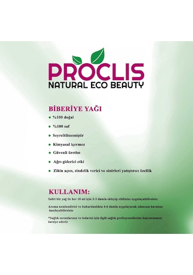 Proclis Biberiye Yağı 3 x 10 ML