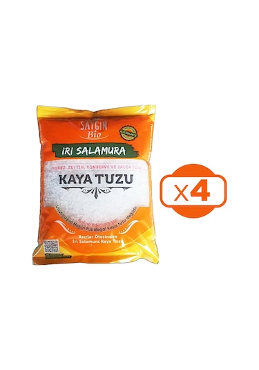 Saygın İri Salamura Kaya Tuzu 4 x 1500 G