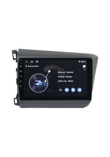 Honda Civic 2012 / 2015 Fb7 9 İnç 4-64 Pro Model Qled Ekran 9"