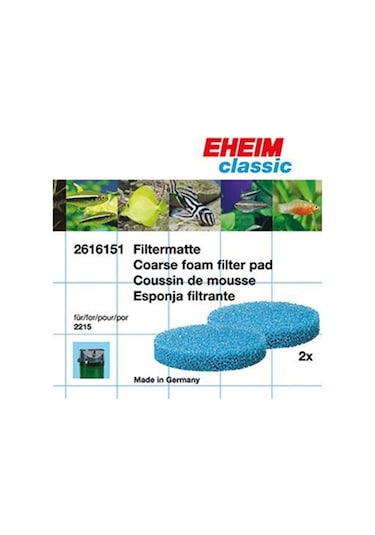 Eheim Classic 2215 Kalın Filtre Süngeri 2'li