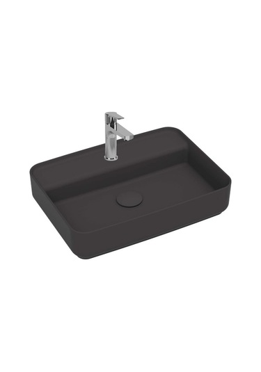 Isvea Infinity Tezgah Üzeri Lavabo 55CM Antrasit