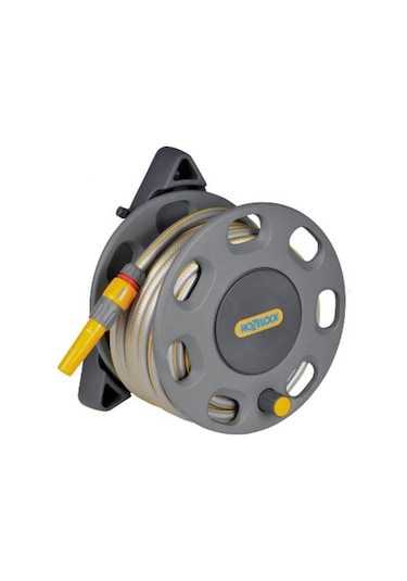 Hozelock 2422H Duvara Monte 15 m Hortumlu 30 m Kapasiteli Hortum Toplama Sarma Makara Seti