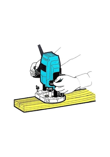 Makita Mt Serisi M3601B 900 W Dik El Freze Makinesi