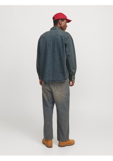 Jack & Jones Erkek Kot Gömlek Lacivert