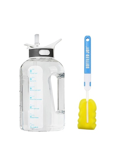 1.5l Büyük Kapasiteli Spor Su Şişesi - Petg Malzeme, Yoga, Koşu Ve Kamp İçin Çok Renkli Çok Renkli