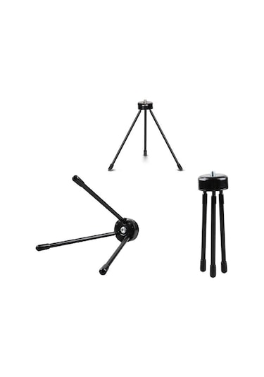 15 Cm Metal Tripod Telefon Tutucu Kamera İçin Mini Tripod Selfie