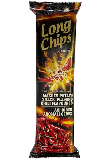 Long Chips Acı Biberli Cips 75 Gr
