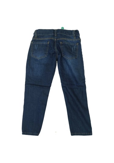 Booss Slim Erkek Çocuk Kot Pantolon Koyu Mavi - 2806 Koyu Mavi