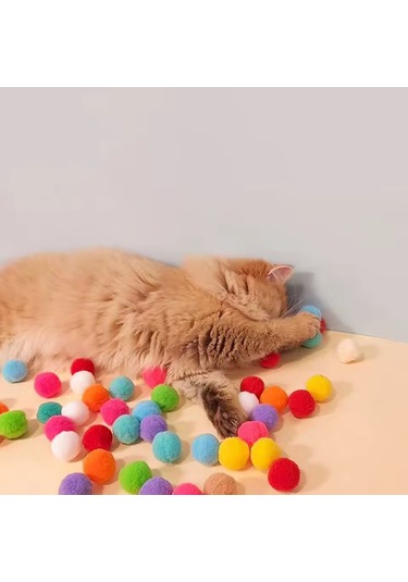 Tineke İnteraktif Kedi Oyun Tabancası 3 Adet Peluş Top