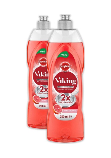 Viking Technopower Bulaşık Deterjanı Pembe Greyfurt 2 x 750 ML