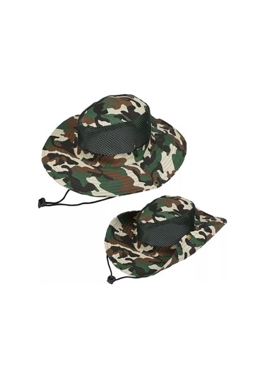 Kardelen Butik Denizli Sniper Camouflage Şapka 56-58 Cm Kahve Kahve