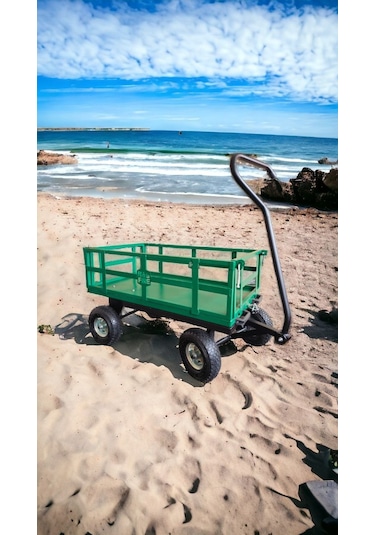 Hasfire Bahçe Arabası Sepet Tipi Açık Model Çelik Kasa