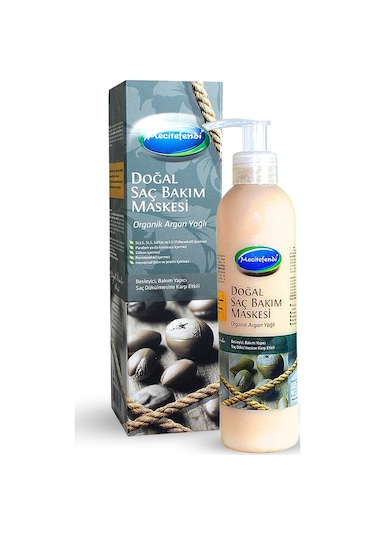 Mecitefendi Organik Argan Yağlı Doğal Saç Bakım Maskesi 250 ML